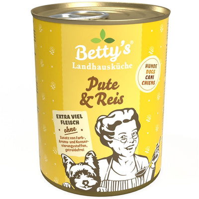 Betty's Landhausküche Hund Pute & Reis 400 g