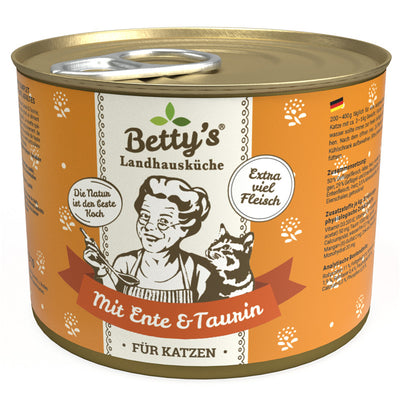 Betty's Landhausküche Katze mit Ente 200 g