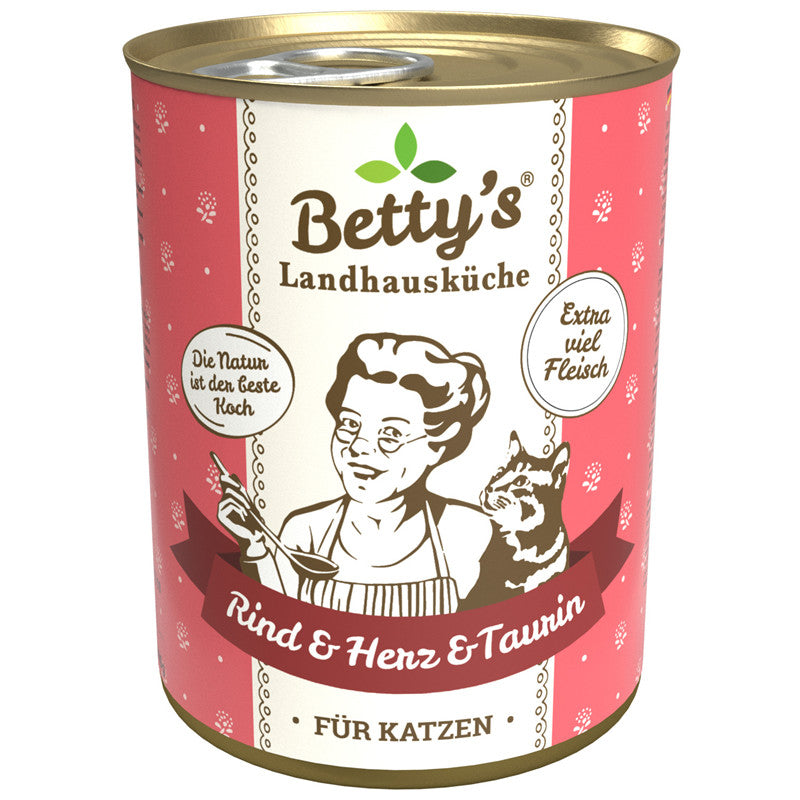 Betty's Landhausküche Katze Rind & Herz 400 g