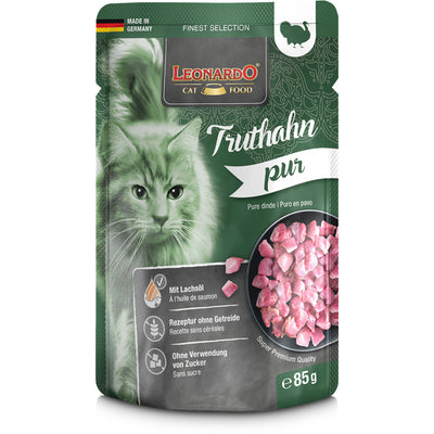 Bewital Cat Leonardo PB Truthahn Pur  85 g