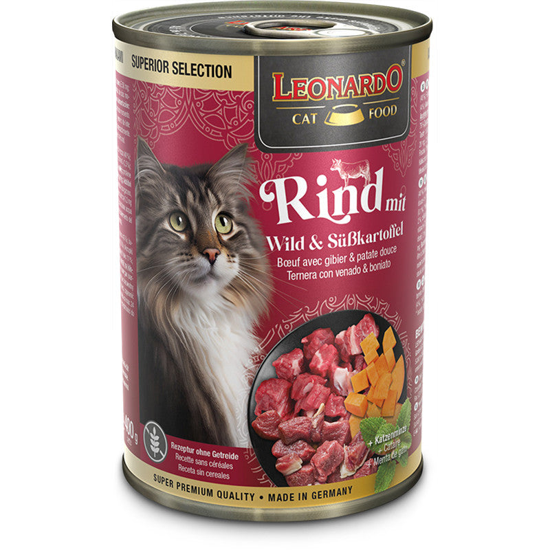 Bewital Leonardo Rind mit Wild & Süßkartoffeln 40