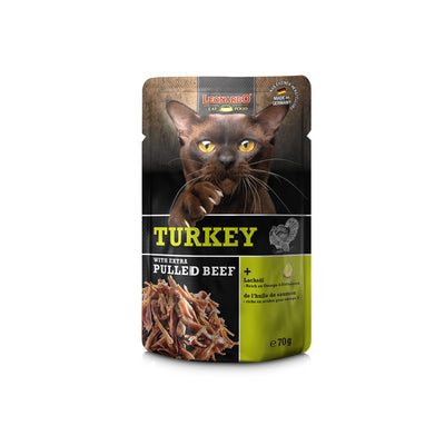 Bewital Leonardo Turkey + extra pulled Beef  70 g