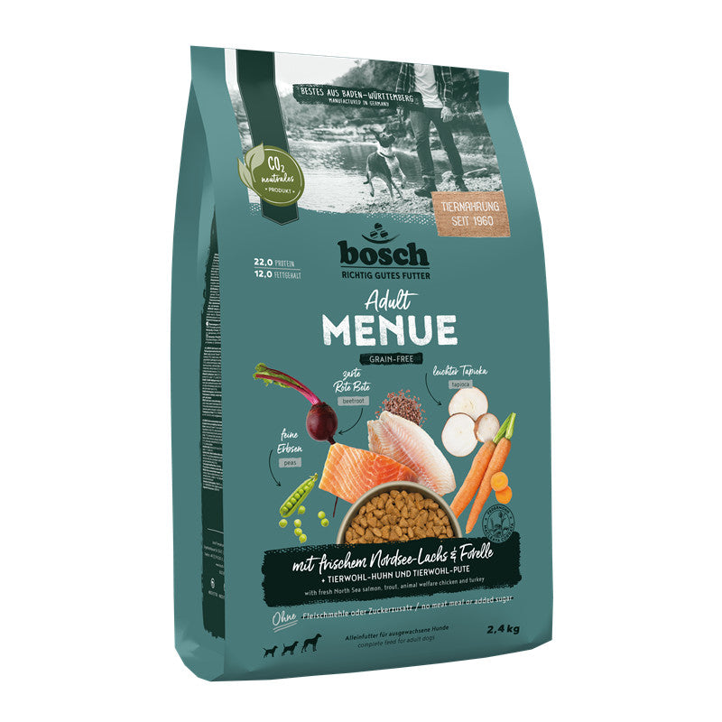 Bosch Dog HPC MENUE Adult mit Nordsee-Lachs 2,4 kg