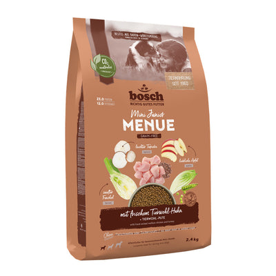 Bosch Dog HPC MENUE Mini Junior mit Tierwohl-Huhn 2,4 kg