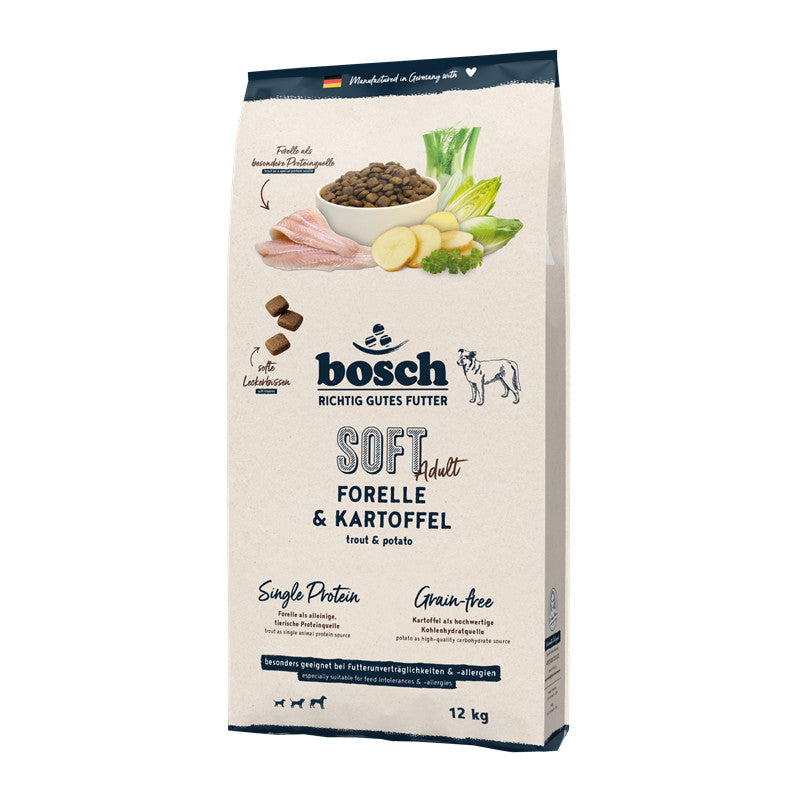 Bosch Dog HPC Soft Adult Forelle & Kartoffel 12 kg