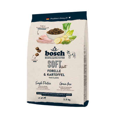 Bosch Dog HPC Soft Adult Forelle & Kartoffel 2,5 kg