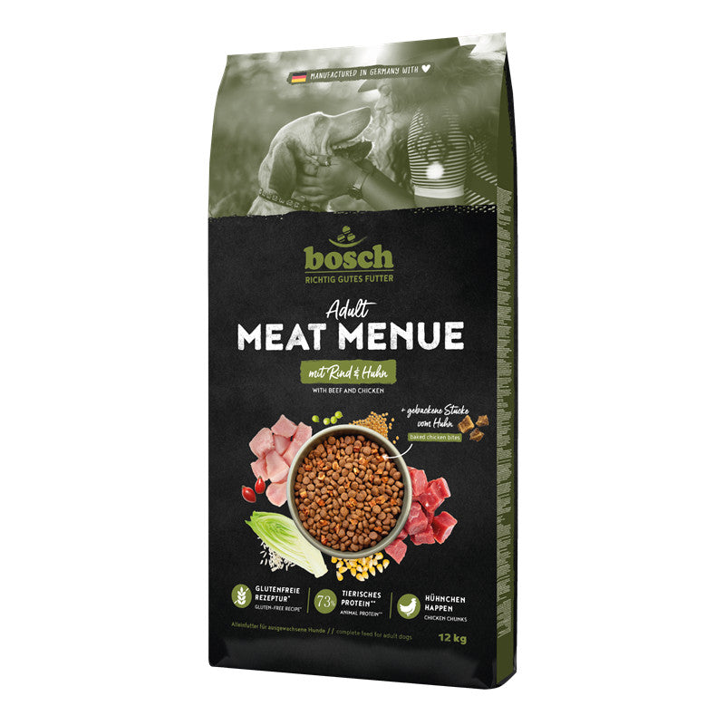 Bosch Dog MEAT MENUE Adult mit Rind & Huhn 12 kg