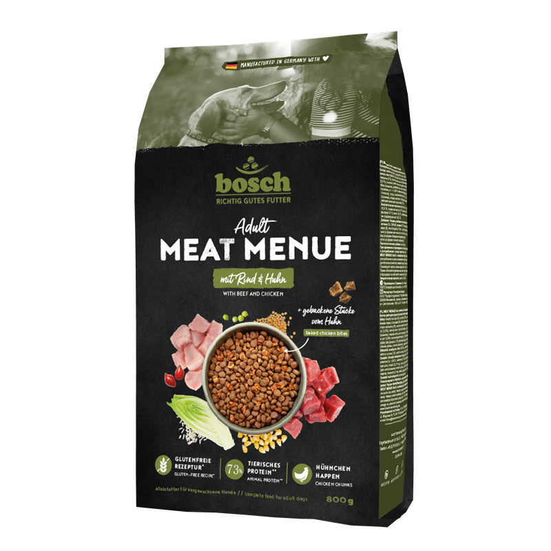 Bosch Dog MEAT MENUE Adult mit Rind & Huhn 800 g