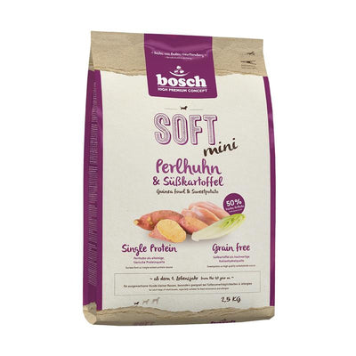 Bosch SOFT Mini Perlhuhn & Süßkartoffel 2,5 kg