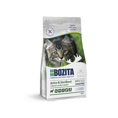 Bozita Active & Sterilised Grain free Lamb  400g