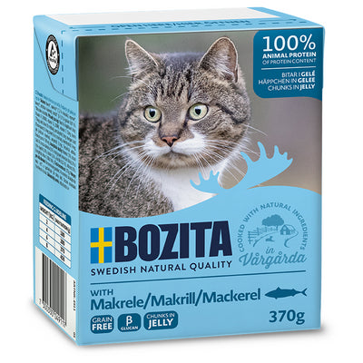 Bozita Feline Tetra Recart Häppchen in Gelee Makrele 370 g