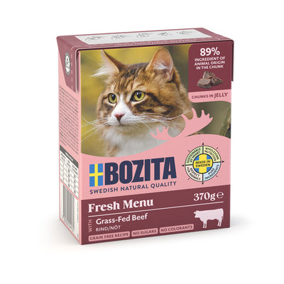 Bozita Feline Tetra Recart Häppchen in Gelee Rinderhack 370 g