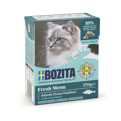 Bozita Feline Tetra Recart Häppchen in Gelee Schellfisch 370 g