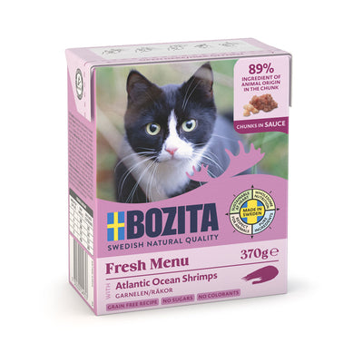 Bozita Feline Tetra Recart Häppchen in Soße Garnelen 370 g