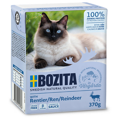 Bozita Feline Tetra Recart Häppchen in Soße Rentier 370 g