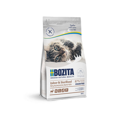 Bozita Indoor & Sterilised Grainfree Reindeer 400g