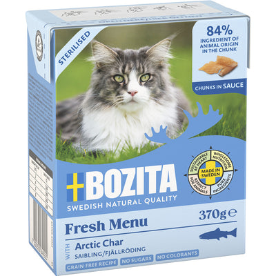 Bozita Sterilised Häppchen in Sauce mit Saibling 370 g