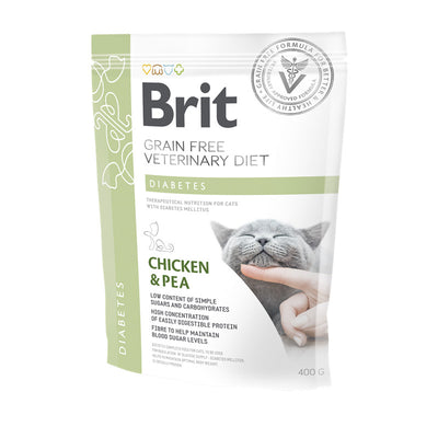 Brit Grain-Free Veterinary Diets - Cat - Diabetes 400 g