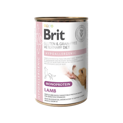 Brit Veterinary Diet - Dog - Cans - Hypoallergenic Monoprotein - Lamb 400 g
