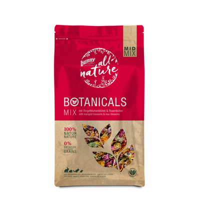 bunny Botanicals Mid Mix, Ringelblumenblüten + Rosenblüten 130g