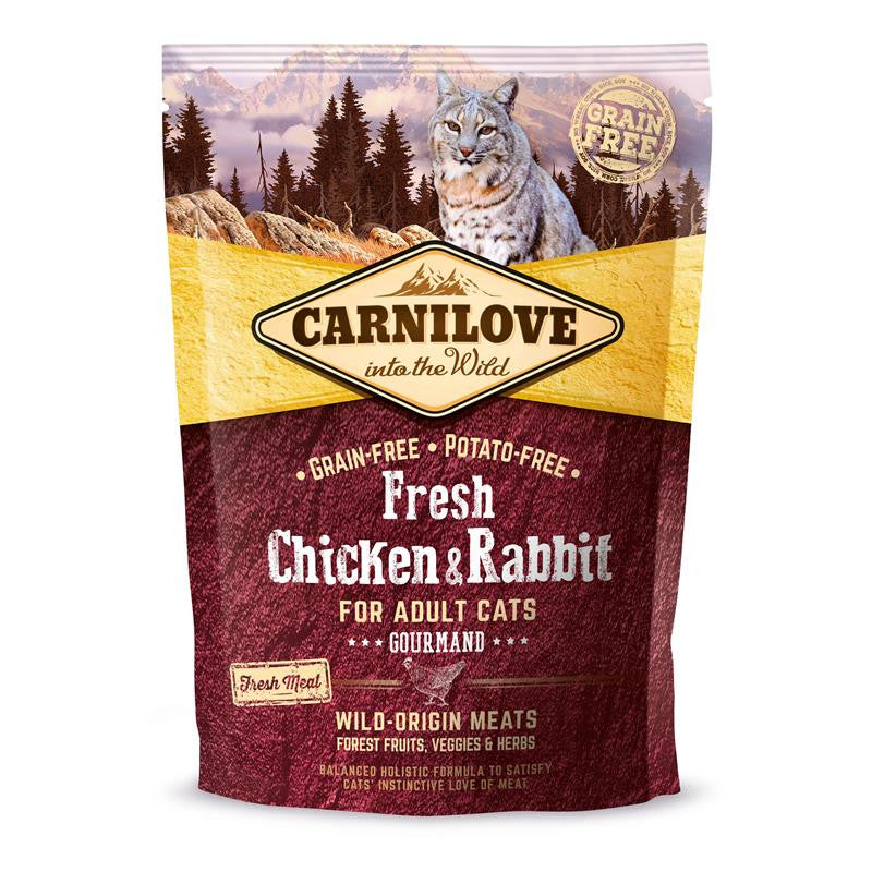 Carnilove Cat Adult - Chicken & Rabbit/Gourmand 400 g