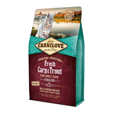 Carnilove Cat Adult Fresh -  Carp & Trout/Sterilised 2 kg