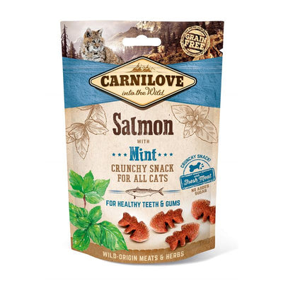 Carnilove Cat Crunchy Snack - Salmon with Mint 50 g