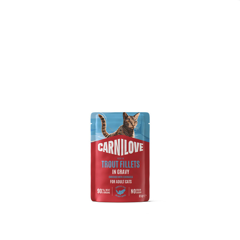 Carnilove Cat Pouch Gravy - Trout 85 g