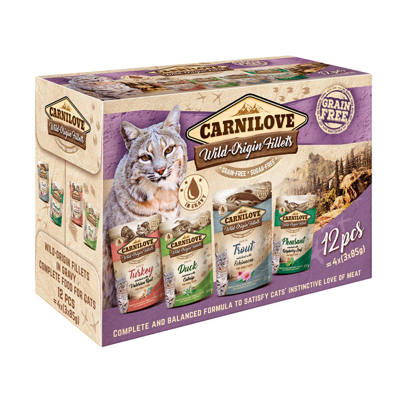 Carnilove Cat Ragout Pouch Multipack 12 x 85 g