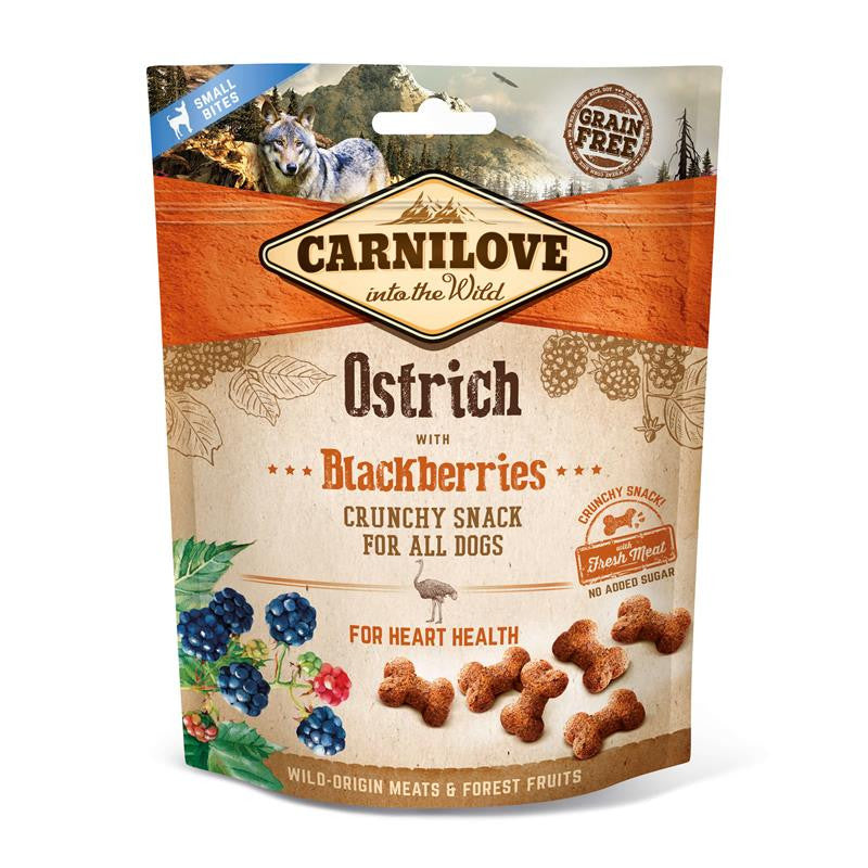 Carnilove Dog Crunchy Snack - Ostrich/Blackberries 200 g