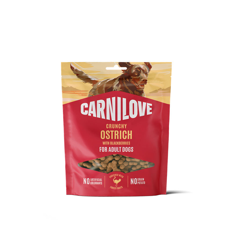 Carnilove Dog Crunchy Snack - Ostrich with Blackberries 200 g