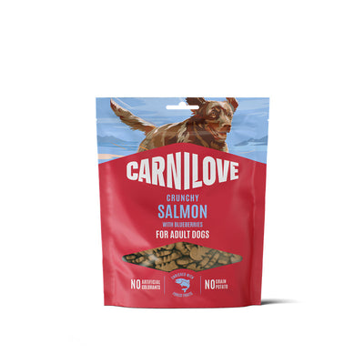 Carnilove Dog Crunchy Snack - Salmon with Blueberries 200 g