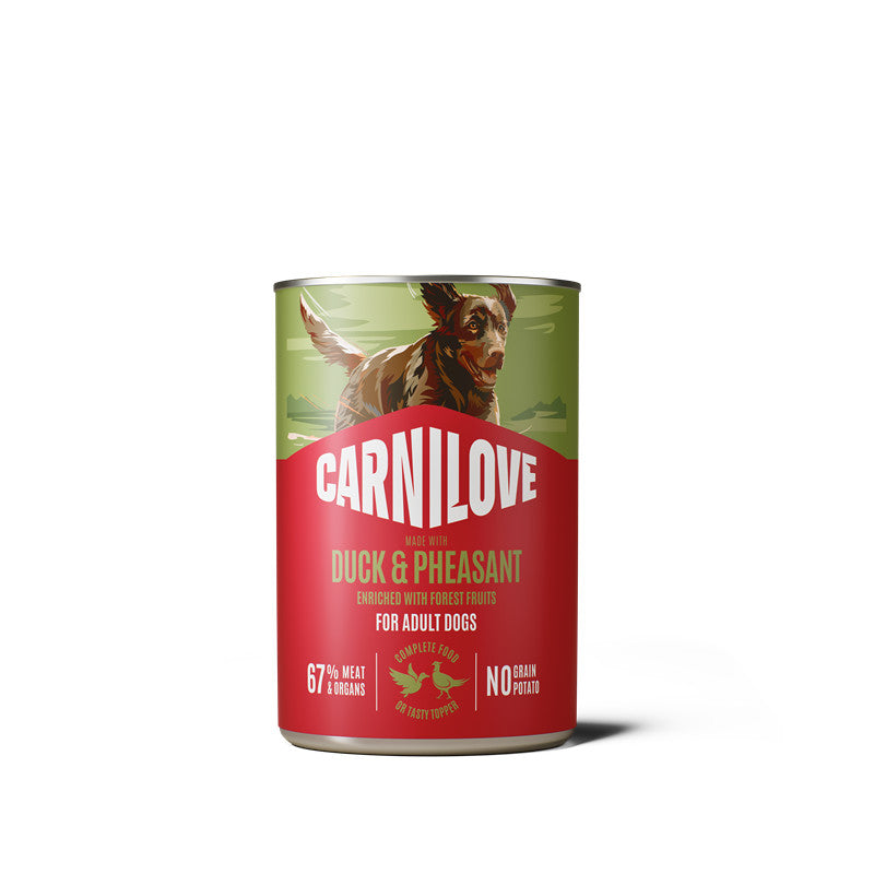 Carnilove Dog Dose Paté Adult - Duck & Pheasant 400 g