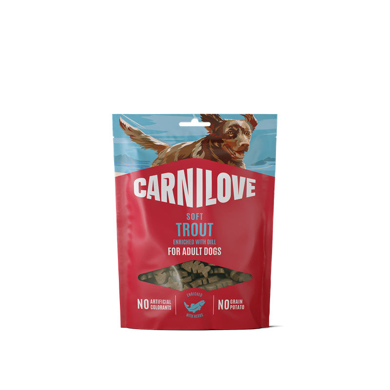 Carnilove Dog Soft Snack - Trout with Dill 200 g