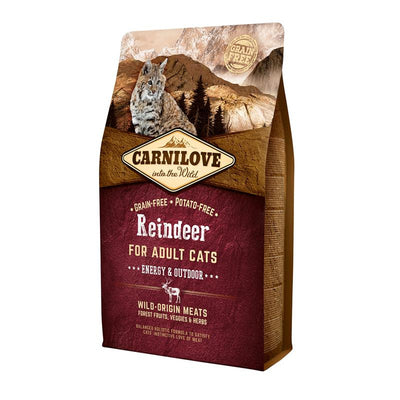 Carnilove for Adult Cats Energy & Outdoor Reindeer 2 kg