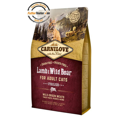 Carnilove for Adult Cats Sterilised Lamb & Wild Boar 2 kg