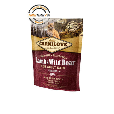 Carnilove for Adult Cats Sterilised Lamb & Wild Boar 400 g