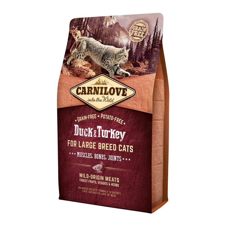 Carnilove for Adult Large Breed Cats Duck & Turkey 2 kg