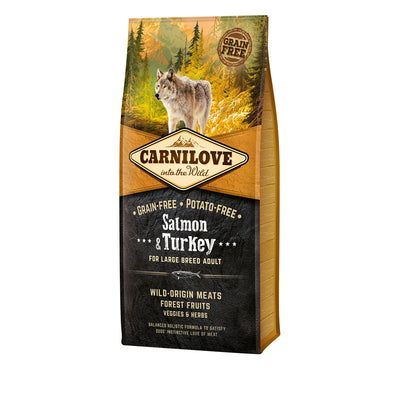 Carnilove for Large Breed Adult Dogs Salmon & Turkey 12 kg