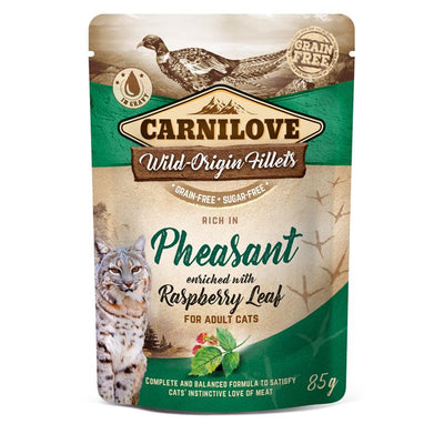 Carnilove Katze Pouch - Pheasant with Raspberry Leaves 85 g