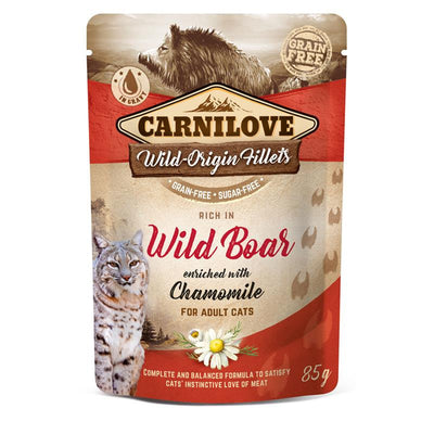 Carnilove Katze Pouch - Wild Boar with Chamomile 85 g