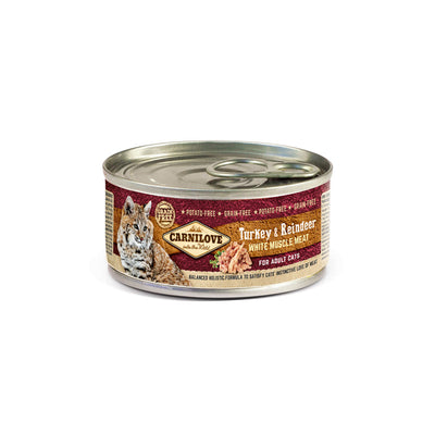 Carnilove Turkey & Reindeer for Adult Cat 100 g