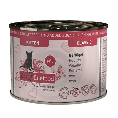 catz finefood Classic Kitten No.03 Geflügel 200 g