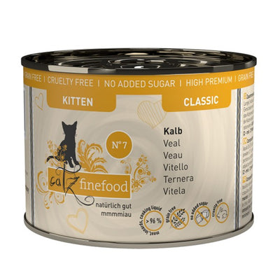 catz finefood Classic Kitten No.07 Rind&Kalb 200 g