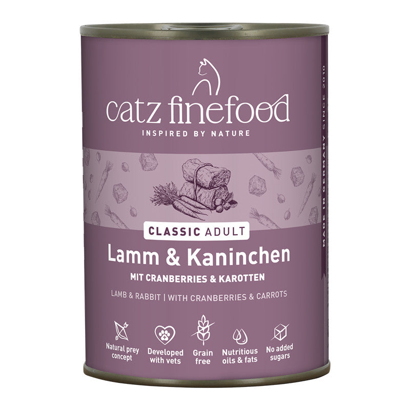 catz finefood CLASSIC Lamm & Kaninchen 400 g