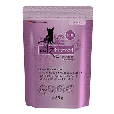 Catz finefood No. 11 Lamm & Kaninchen 85 g