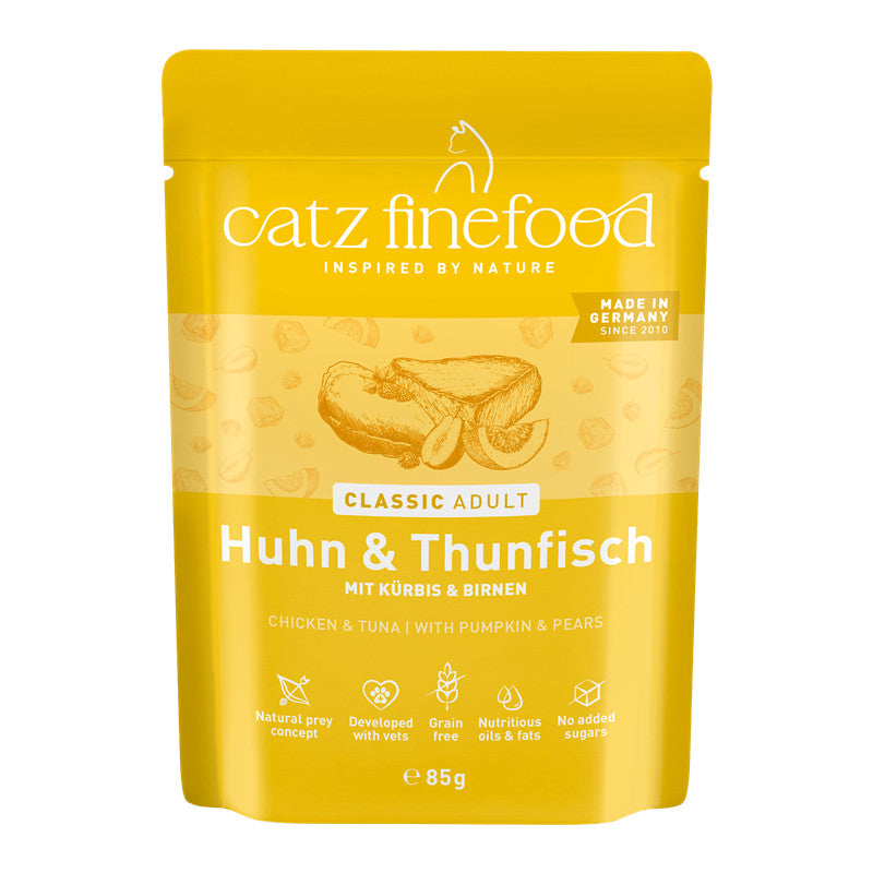 catz finefood CLASSIC Huhn & Thunfisch 85 g