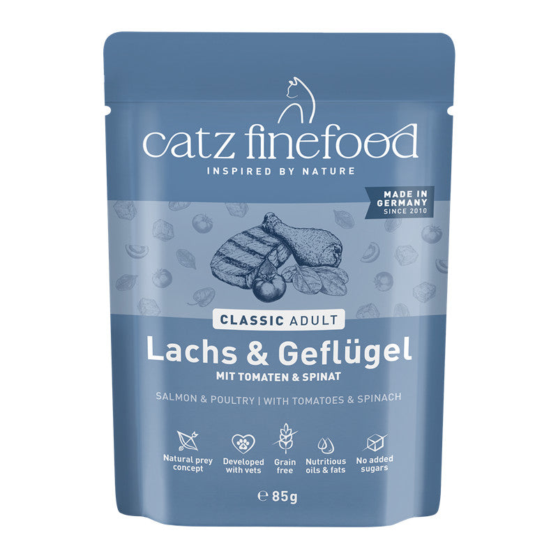 catz finefood CLASSIC Lachs & Geflügel 85 g