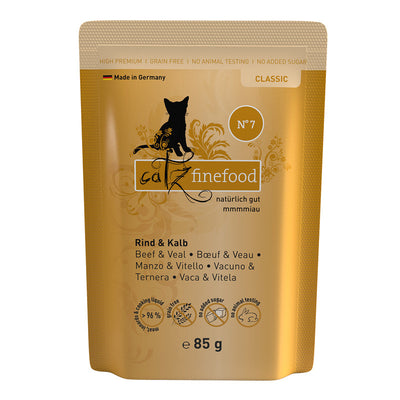 Catz finefood No. 7 Kalb 85 g