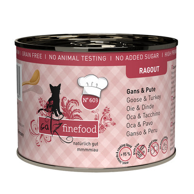 catz finefood Ragout No. 603 Gans & Pute 190 g